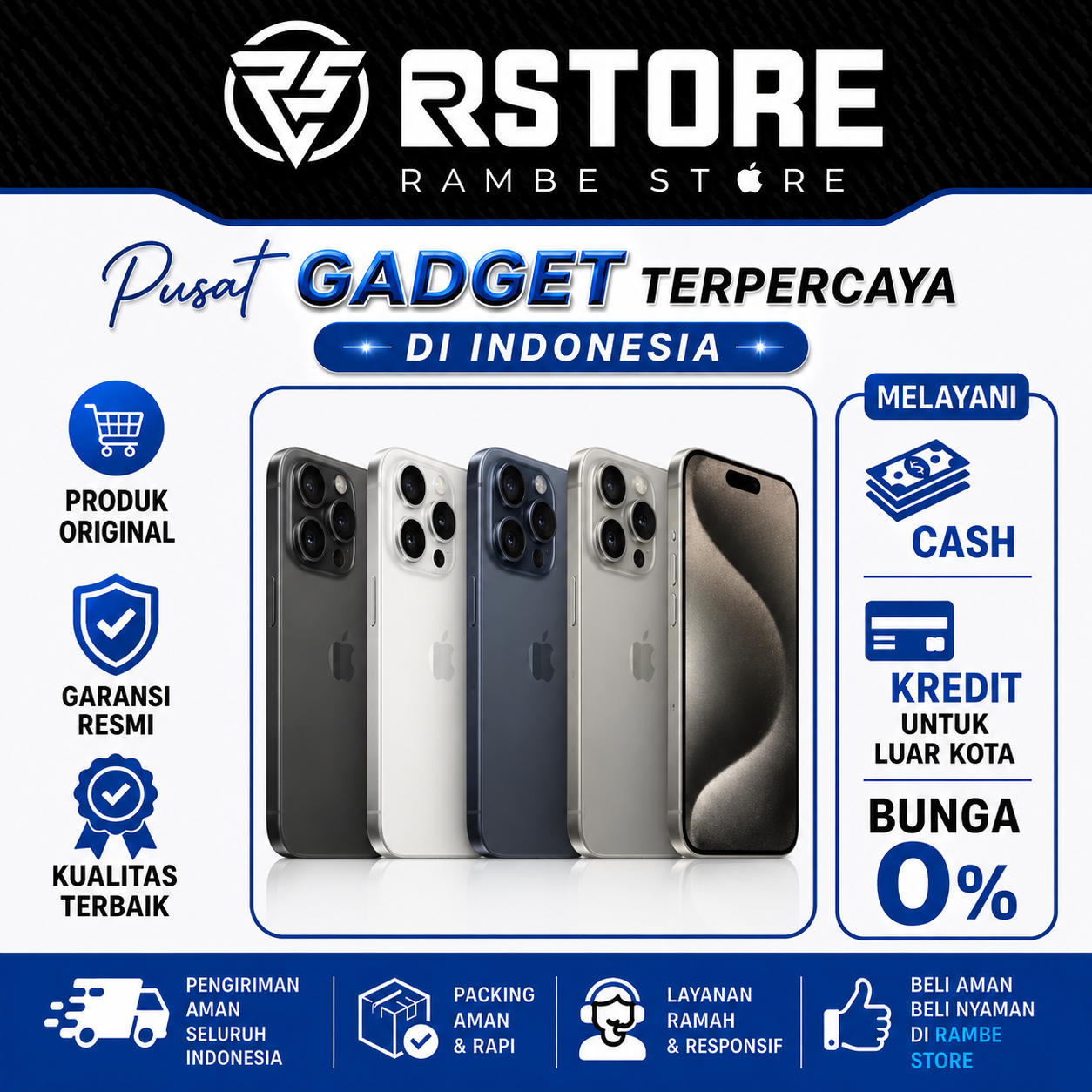 iPhone 15 PROMAX GARANSI RESMI INDONESIA 